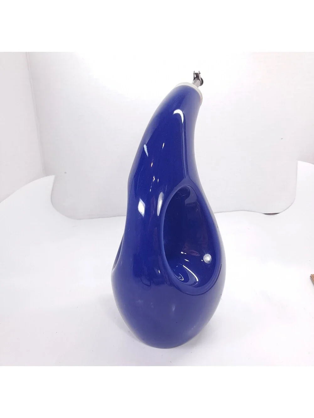 Rachael Ray Evoo olive oil dispenser Bottle Carafe Blue Ceramic Ho16Y Rachel